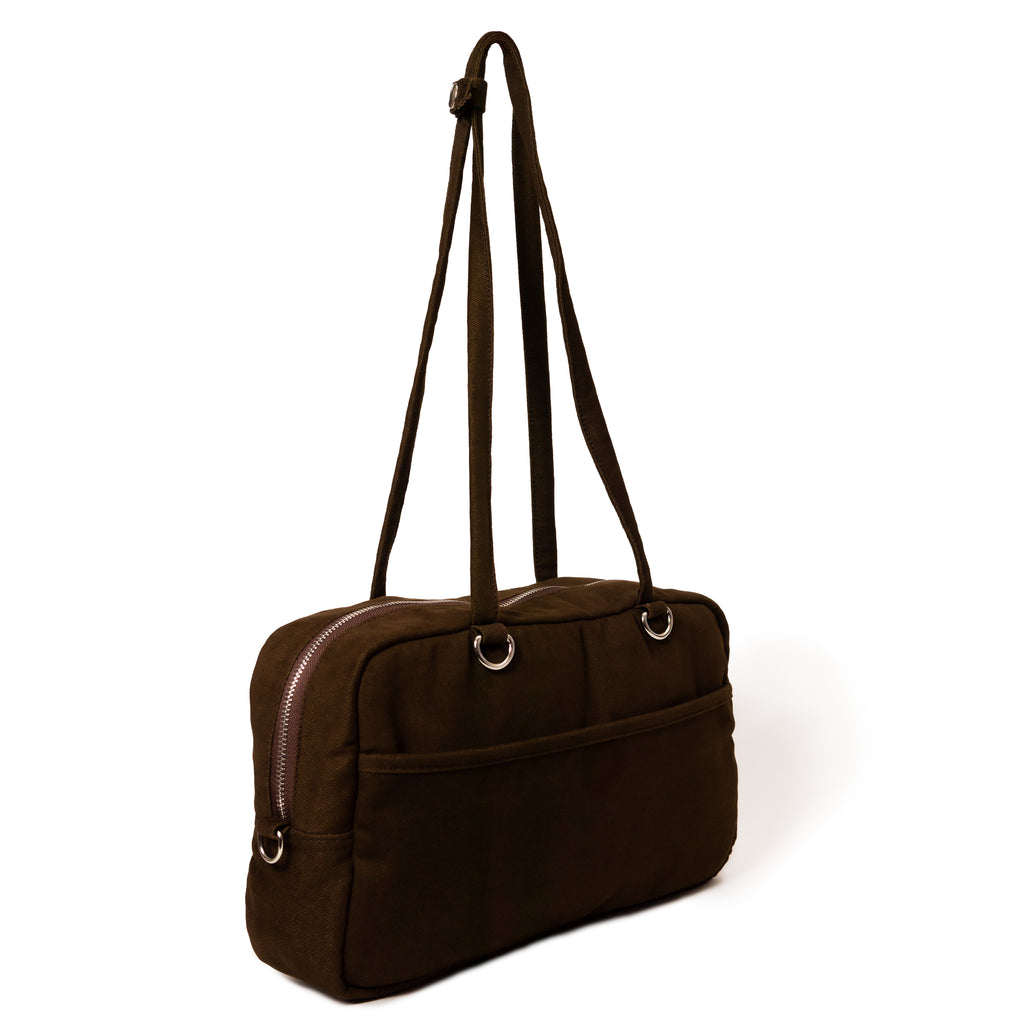 The Bowler Bag In Dark Brown